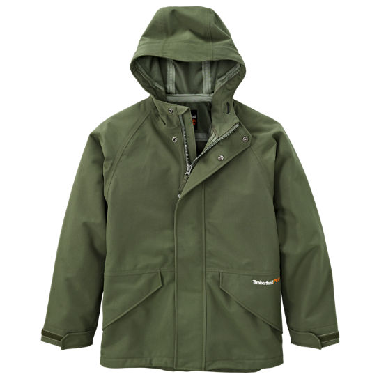 menu0027s timberland pro® dry squall hooded waterproof jacket fncjyjn