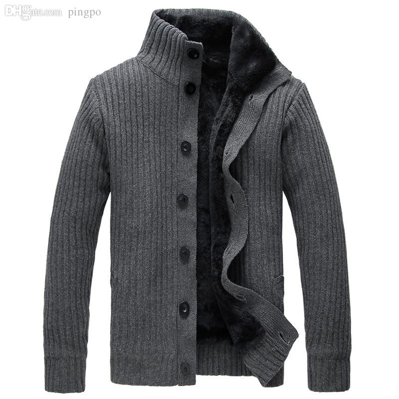 mens cardigan sweaters 2018 wholesale men cardigan sweater button mens cotton turtleneck sweater  2015 winter htgcecu