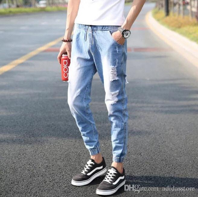 mens ripped jeans 2018 2016 summer style ripped jeans men fashion casual mens jogger jeans oemcrpg