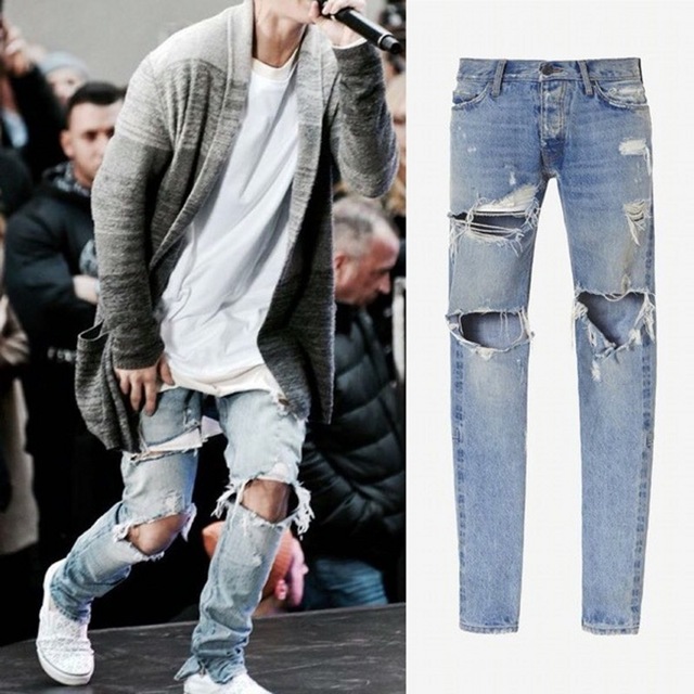 mens ripped jeans kanye west fear of god boots jeans mens justin bieber ripped jeans for lrgkyqg