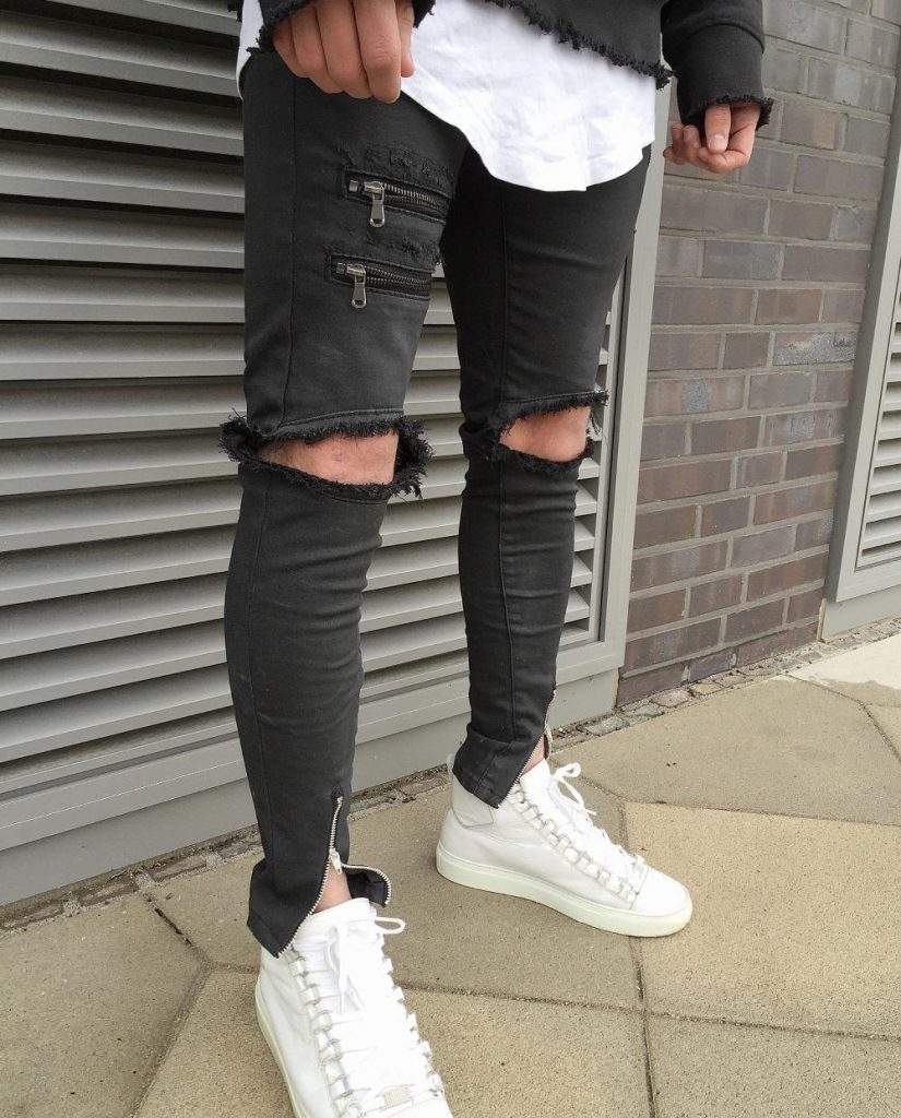 Make a style statement this summer with mens ripped jeans ...