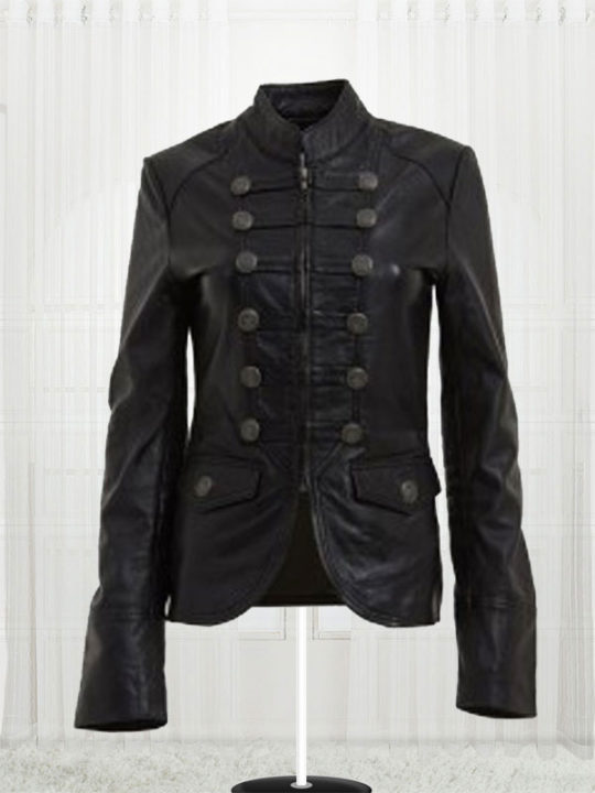 military style jacket womens military black leather jackets mrdtvkj