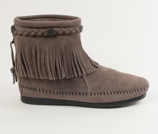 moccasin boots high top back zip boot njyemsm