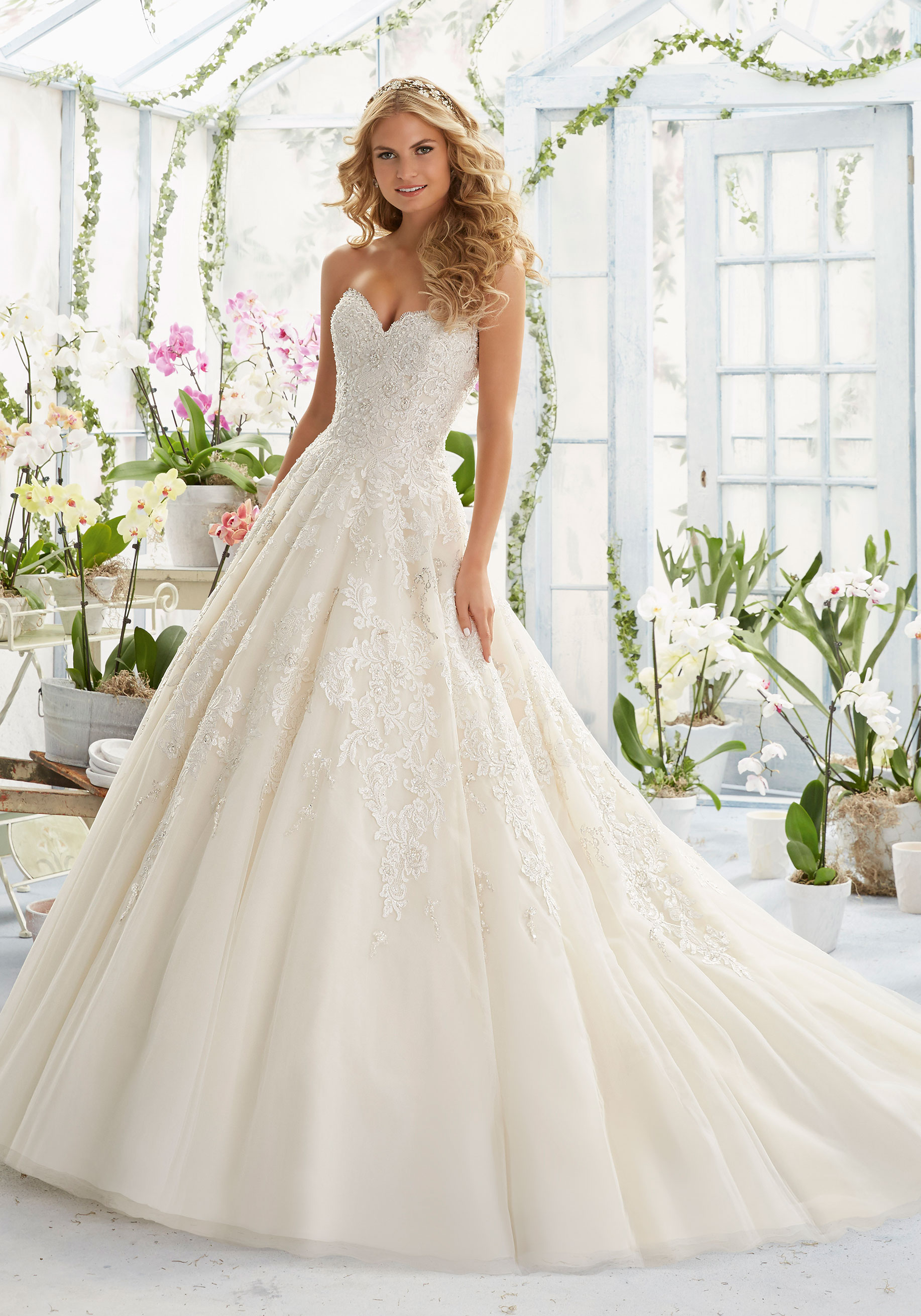 mori lee wedding dresses pearl and crystal beading on elegant embroidery decorating classic tulle morilee  bridal lrbrean