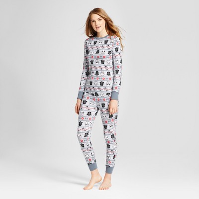 pajamas for women womenu0027s star wars® 2pc pajama set - gray ghkaupa