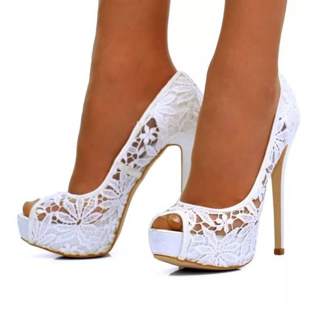 peep toe heels shoes heels peep toe white heels lace heels lace heels jewels black ankle uetlkxt