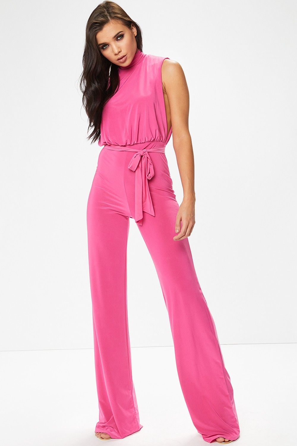 pink jumpsuit hover to zoom tjzimzp