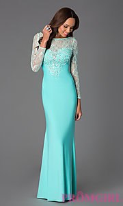 prom dresses with sleeves celebrity prom dresses, sexy evening gowns - promgirl: floor length prom  dress uvqhwfz
