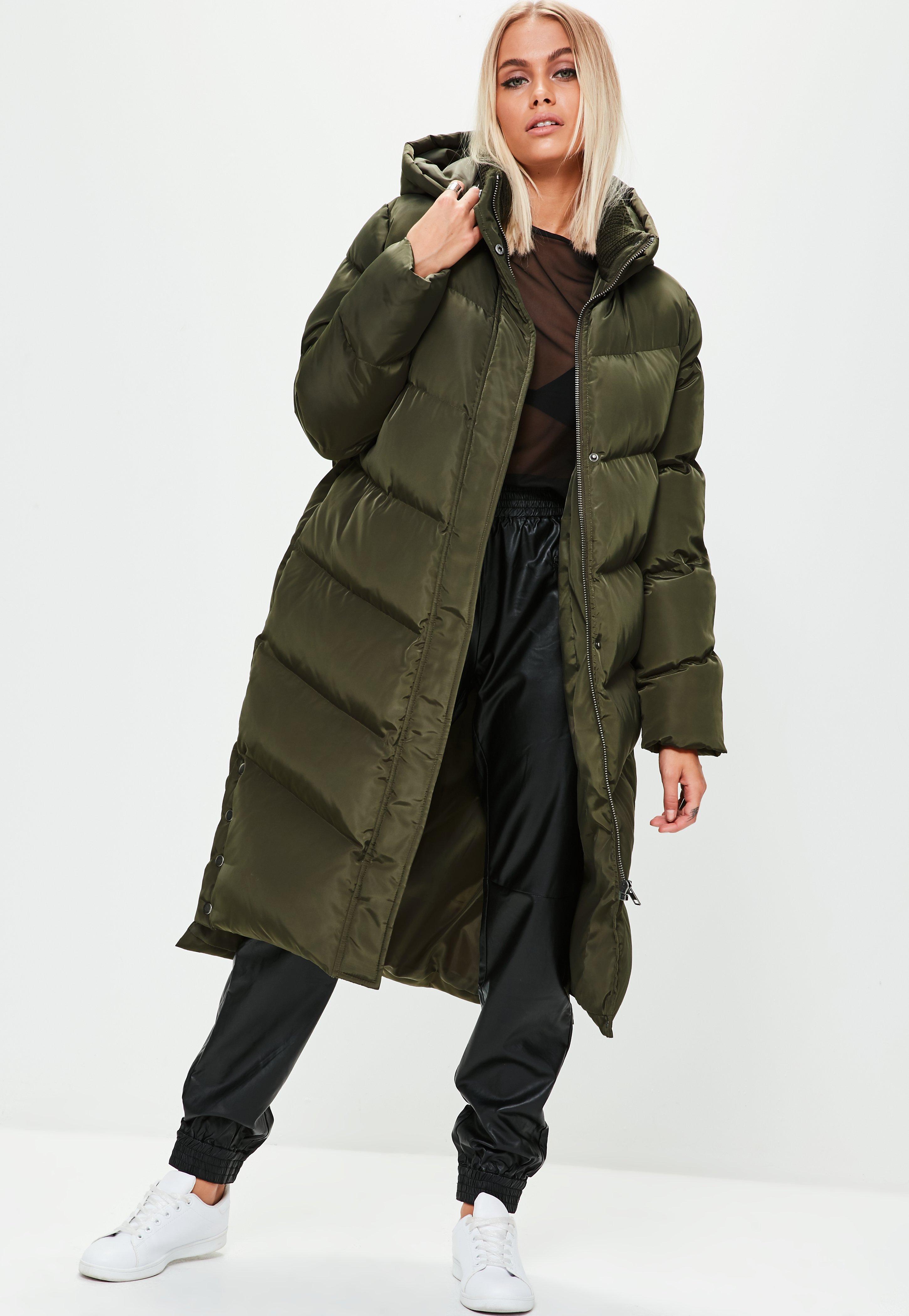 Winter fashion with puffer coat