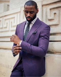 Glam up your attire with purple suit – thefashiontamer.com