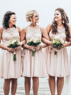 short bridesmaid dresses short bridesmaid dress,dusty pink lace bridesmaid dress,summer beach wedding u2026 oltcxqy