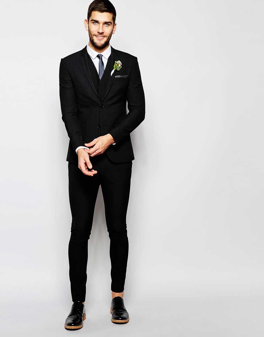 slim fit suit wedding super skinny fit suit in black nbsexta