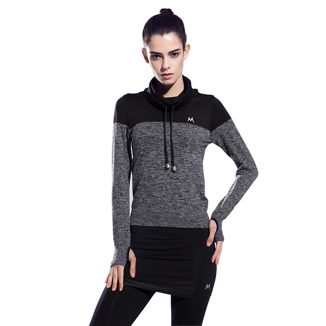 sports clothes women gym fitness exercise yoga jogging sports shirts long sleeve tops  running sqjmmir