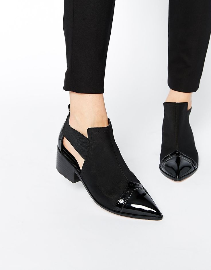 summer boots asos+ramsford+neoprene+pointed+cut+out+western+boots gfulfhu