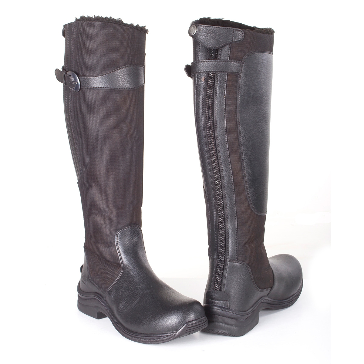 toggi boots image of toggi chinook fleece lined riding boots (womens) - black ... mmazjdp