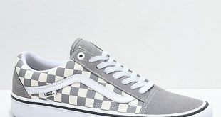 van shoes vans old skool pro grey checker u0026 white skate shoes sskqolq