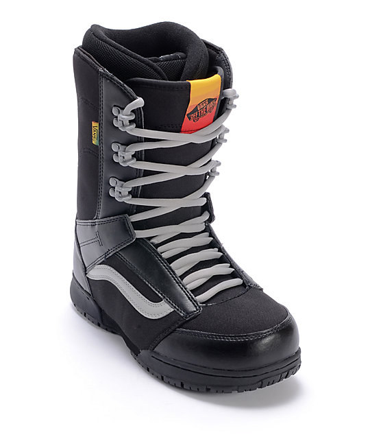 vans snowboard boots vans mantra black u0026 rasta snowboard boots ... muznygb