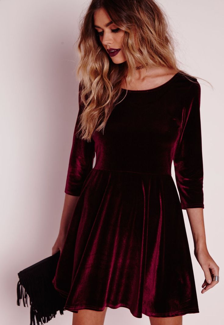 velvet dress we canu0027t wait to get our hands on this show stopping velvet skater ogzufgc
