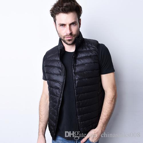 vest for men 2017 hot down jacket men winter menu0027s vest ultra light down sleeveless qxscqtg