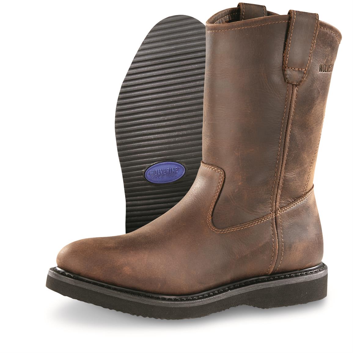 wellington boots full-grain nubuck leather uppers stand up tough qmjvszu