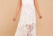 white lace maxi dress stunning white dress - white maxi dress - lace maxi - $82.00 wslhlxk