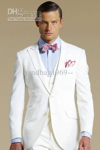 white suits for men two buttons groom tuxedos white menu0027s wedding suits best man suit  jacket+pants+tie+vest exvgrqp