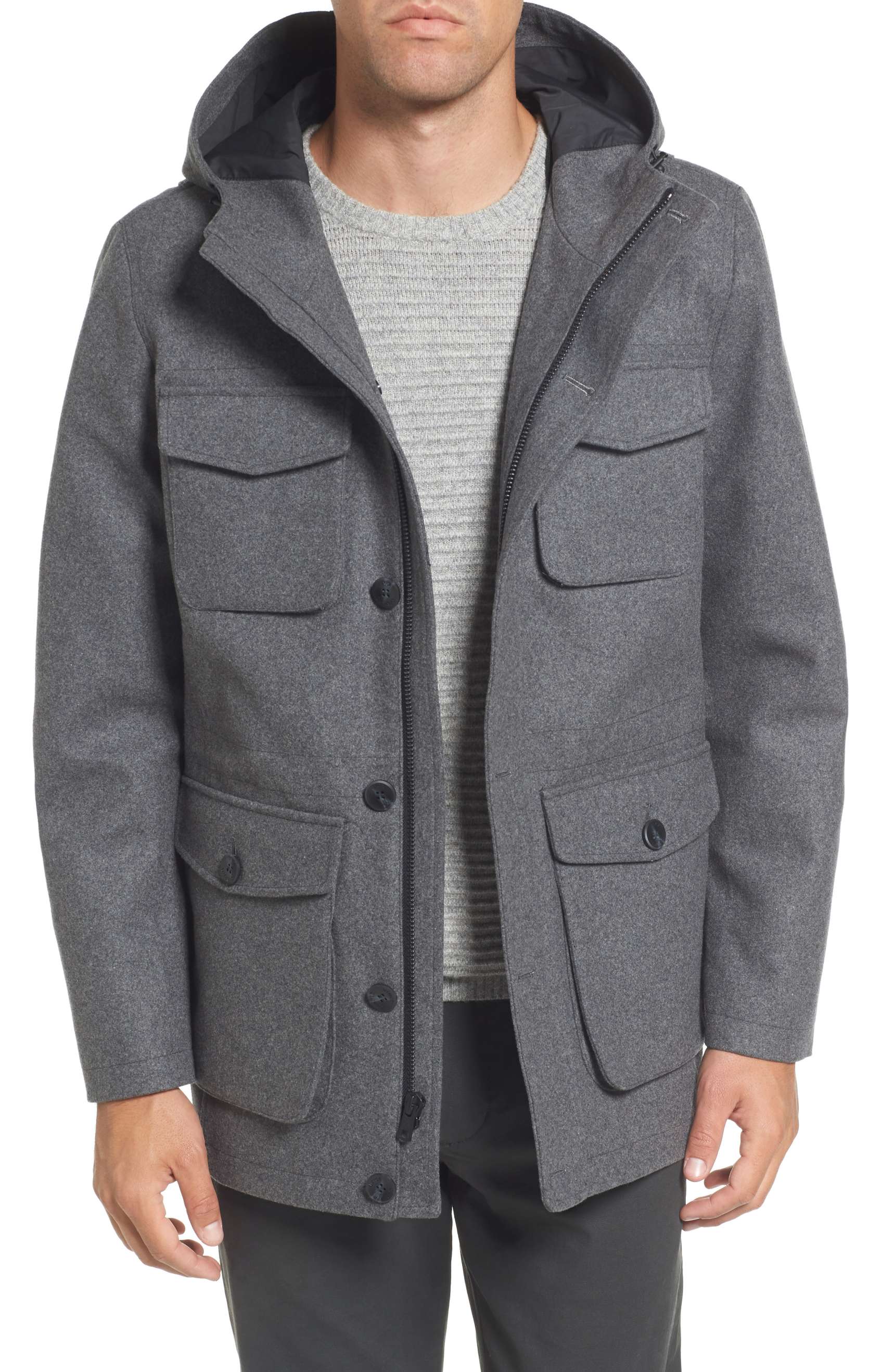 winter coats for men best mens winter coats 2018: vince camuto hooded jacket xmeljol
