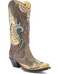 womens cowboy boots womenu0027s vintage cowgirl boots mfgxfrk