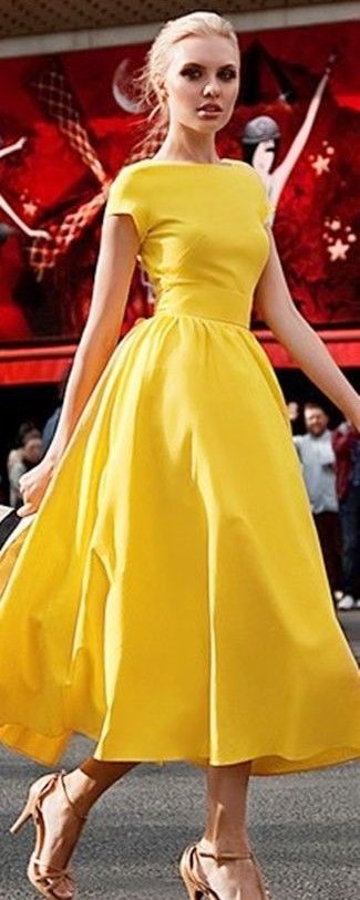 yellow dress guia de como se vestir para casamento. summer dress modestyellow ... xckfcuq