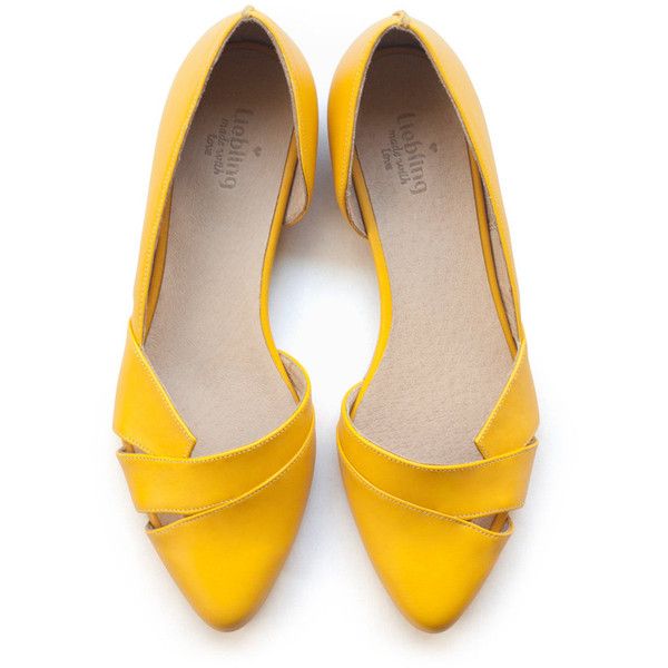 yellow flats, women shoes, yellow shoes, handmade. rndxlxq egfookh