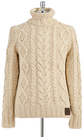 cable knit cardigan ... superdry turtleneck cable knit sweater elymrvo