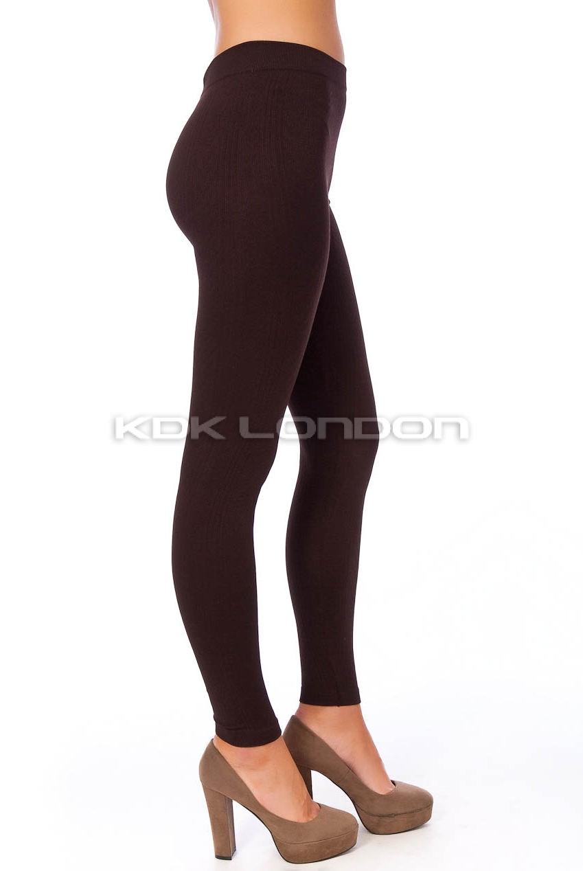chocolate fleece lined thermal cable knit leggings krswjsd