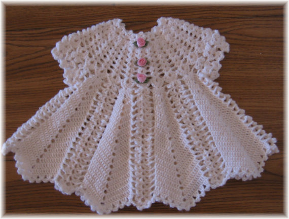Crochet Baby Dress Pattern crochet pattern for baby dress --- apple blossom baby girl dress yahledc