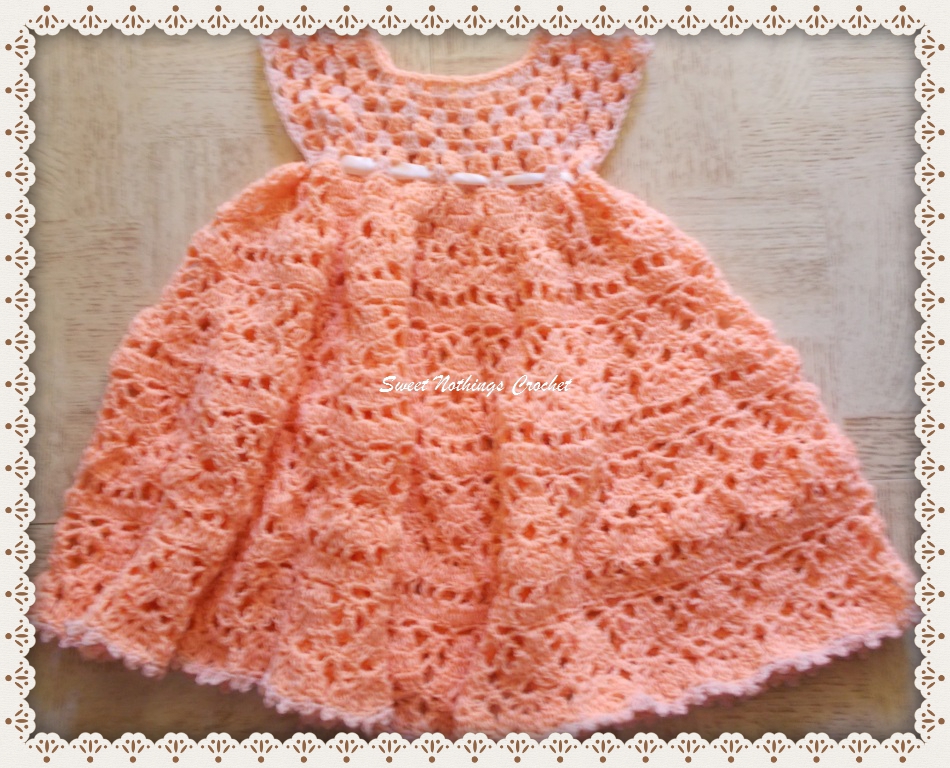 Crochet Baby Dress Pattern lovely shelled girlu0027s dress free crochet pattern eajypxx