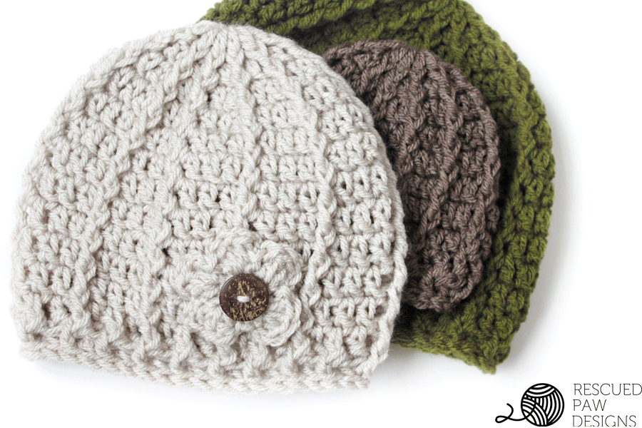 Crochet Beanie Pattern crochet beanie pattern - swirl hat by rescued paw designs - free crochet rurczpr