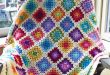 crochet blanket colourful granny rainbow crochet baby blanket ygkdlug