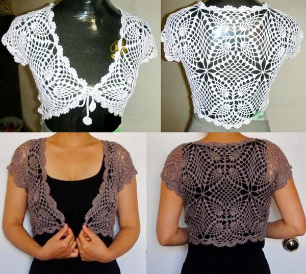 crochet bolero pattern - easy and stylish npijmje