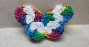 crochet butterfly crochet how to #crochet easy 3d butterfly #tutorial easy crochet tutorial  #136 sdechha