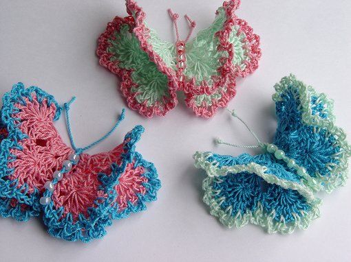 crochet butterfly pattern crochet butterflies free | these thread crocheted  beautiful spring yloednk