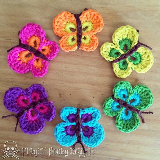 Design your attires with Crochet Butterfly Pattern