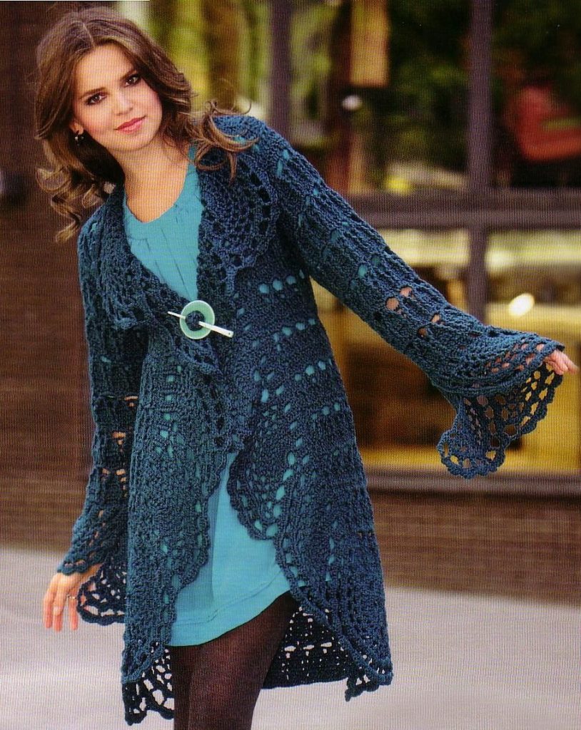Ladies Crochet Cardigan Pattern Outfits – thefashiontamer.com