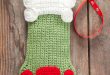 crochet christmas stocking dog paws christmas stocking bbuypfu