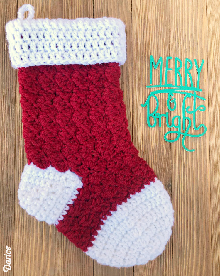 crochet christmas stocking for this free crochet stocking pattern i made a contrasting toe, heel, and zradfls