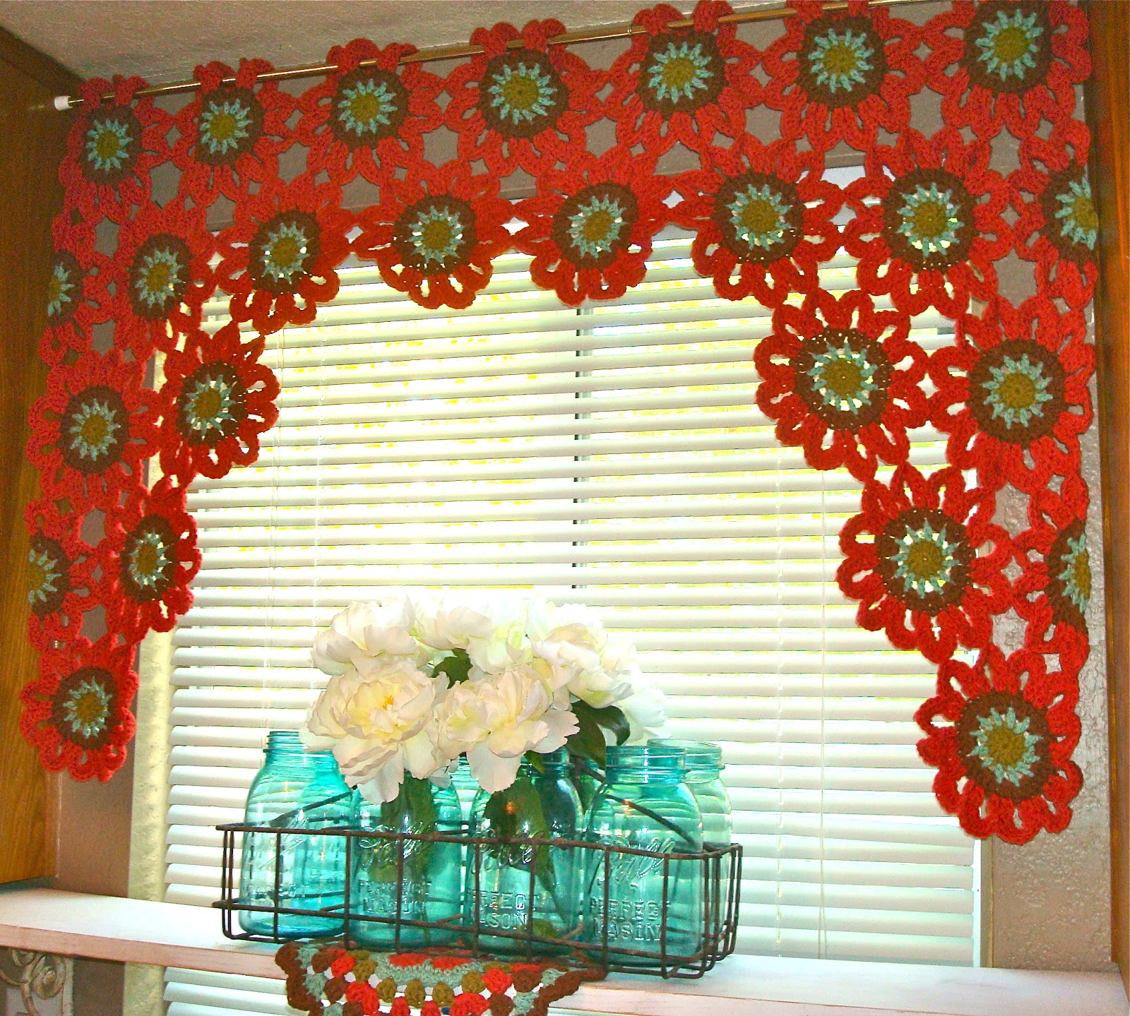 Make Your Bare Window Look Beautiful with Crochet Curtains