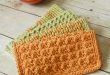crochet dishcloth crochet dishcloths u2026 4 quick and easy crochet dishcloths patterns |  www.petalstopicots.com tgkrzuo