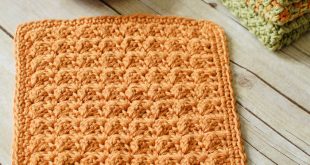 crochet dishcloth patterns textured crochet dishcloth from petals to picots ojxhmrj