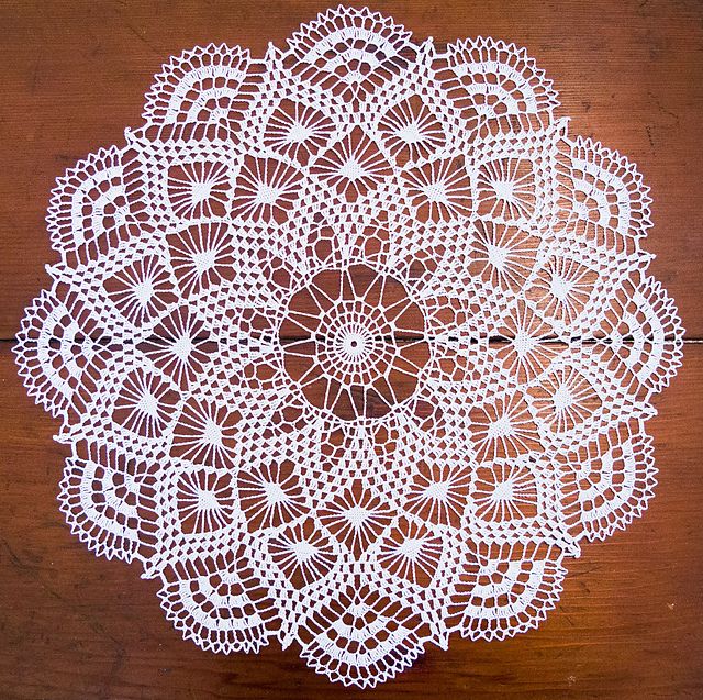 crochet doilies doily with points made with size 30 crochet cotton. no kkclqdx