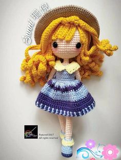 crochet doll pattern - sunni 珊倪 to buy zqasnqe