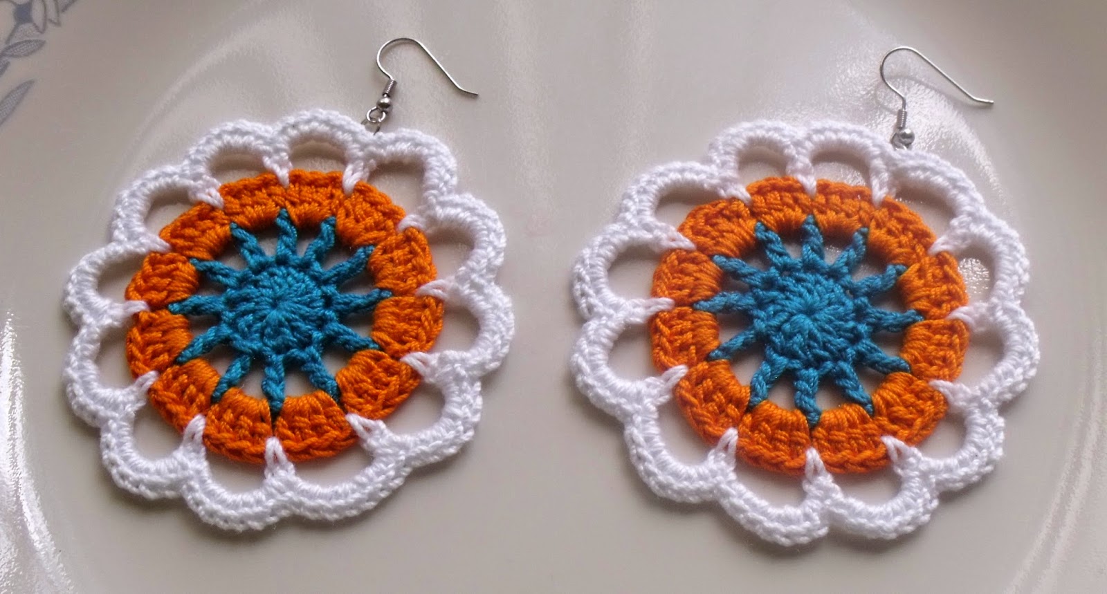 crochet earrings crochet flower earrings fzmwtjp