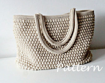 crochet handbags crochet pattern crochet bag pattern tote pattern crochet purse woman bag,  shopping auwnvos